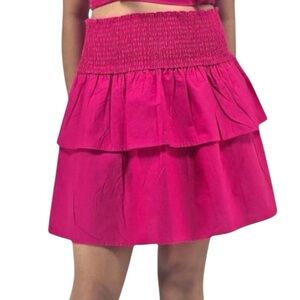 HT 360 collective Nordstrom’s Pink Tiered Women's Skirt new with tags -medium